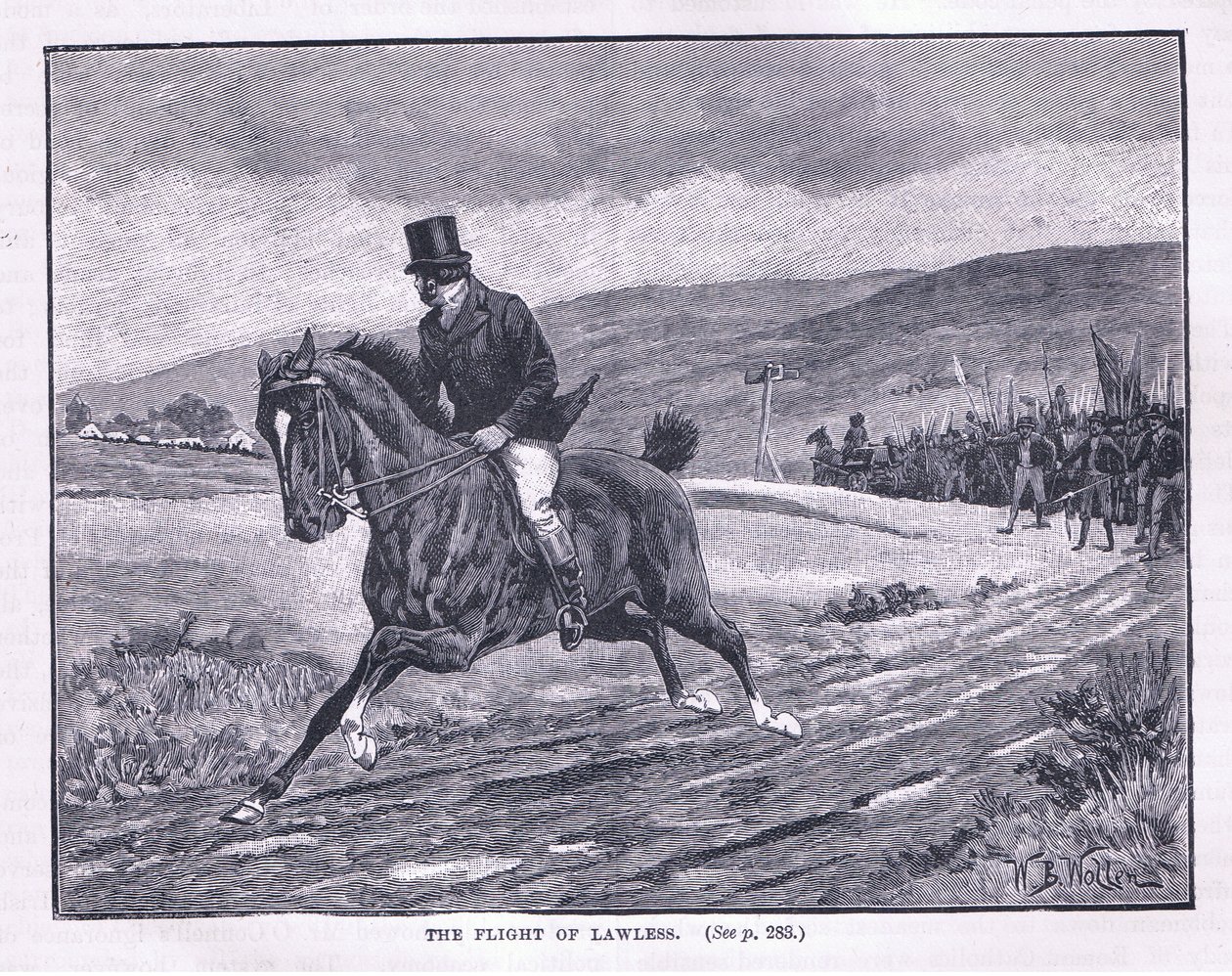 Flykten til Lawless av William Barnes Wollen
