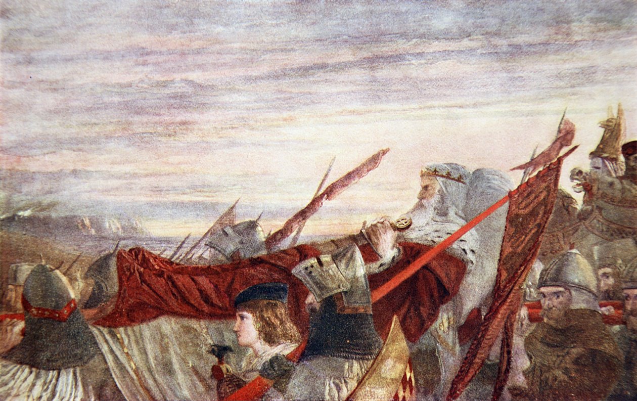 Den siste mars av Edward I av William Bell Scott