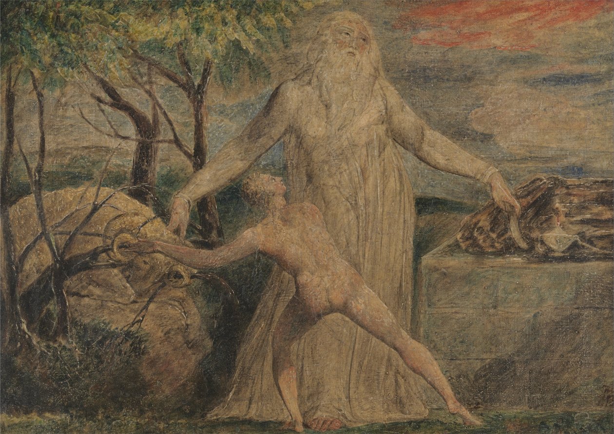 Abraham og Isak av William Blake