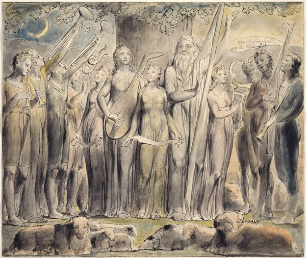 Blake Book of Job Linell av William Blake