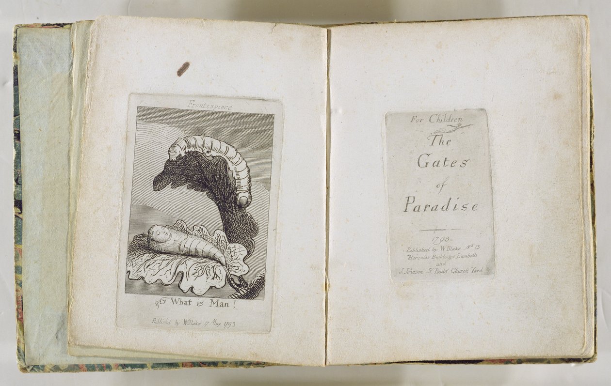 For barn. The Gates of Paradise (and Frontispice), 1793 av William Blake