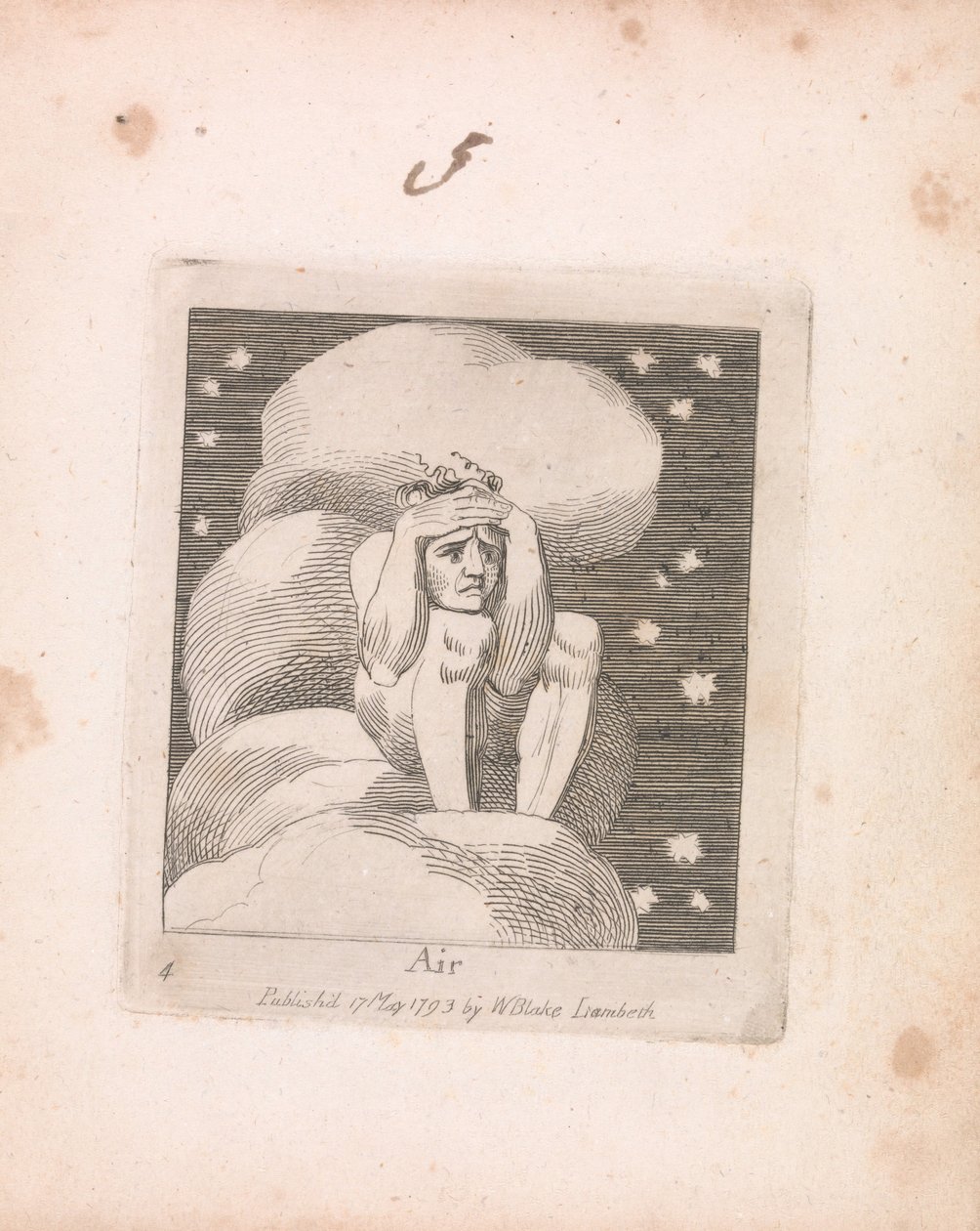 For barn. Paradisets porter, plate 6, av William Blake