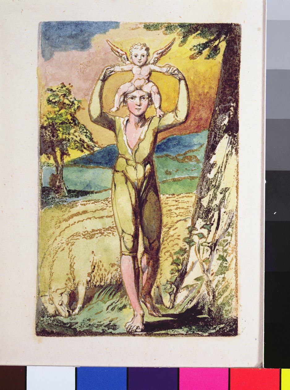 Frontispice, fra Songs of Innocence av William Blake