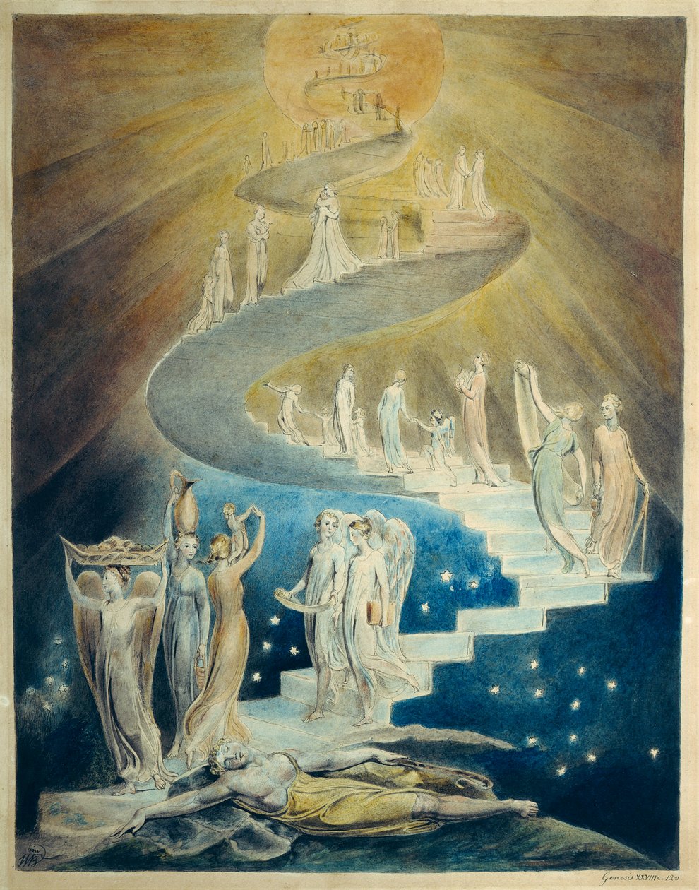 Jacobs Dream av William Blake