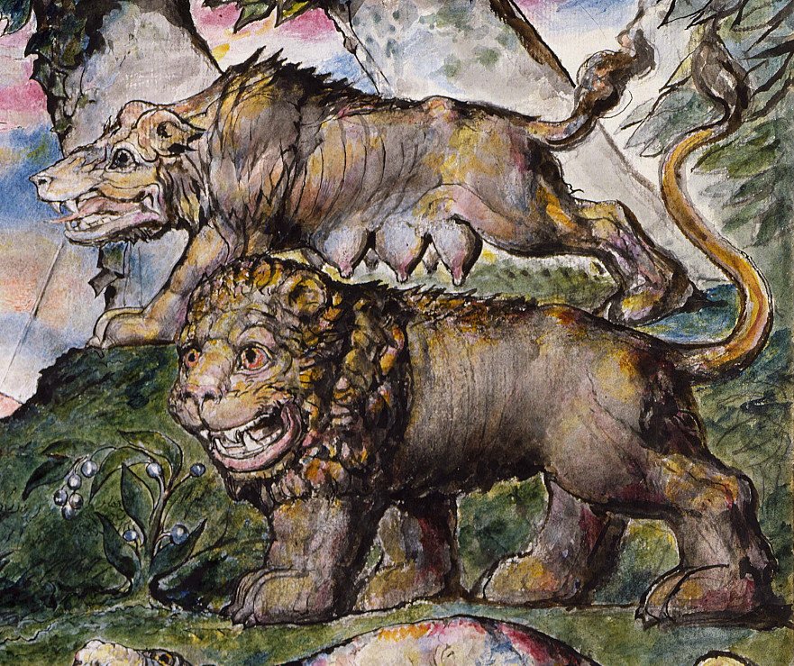 Løve og ulv av William Blake