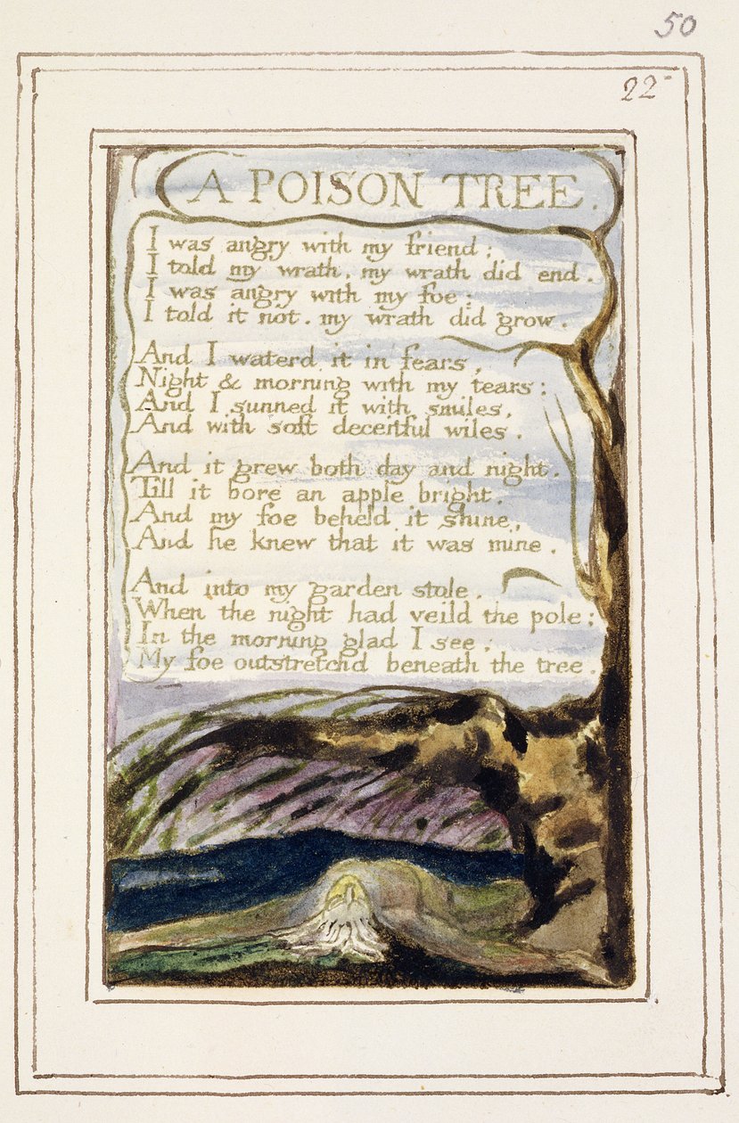 P.124-1950.pt50 A Poison Tree: plate 50 fra 