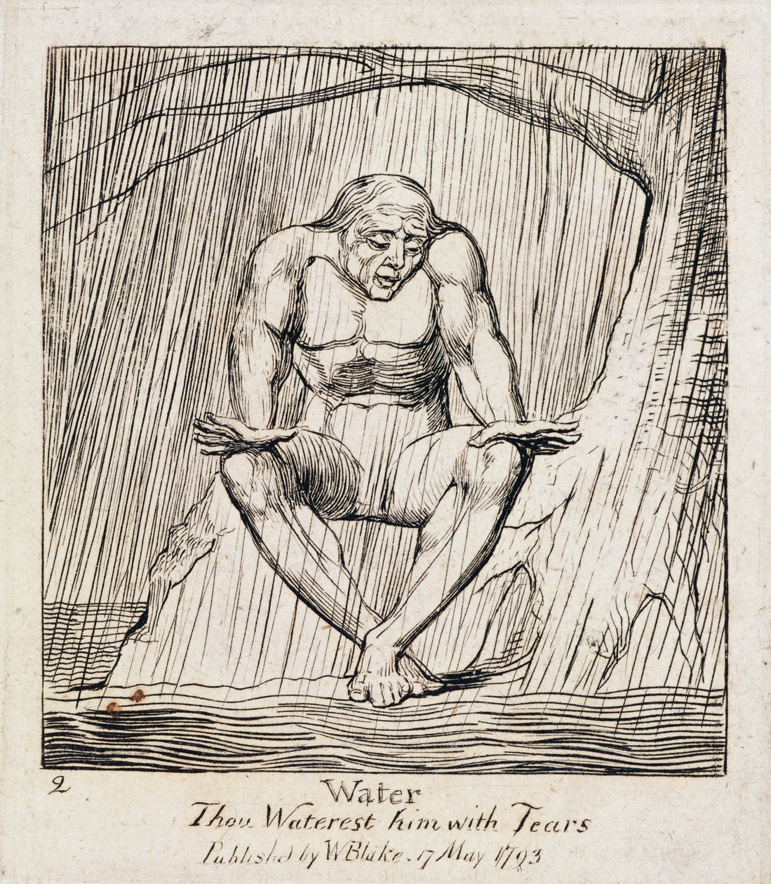 S.438-1985 Vann, du vanner ham med tårer, plate 2 av 