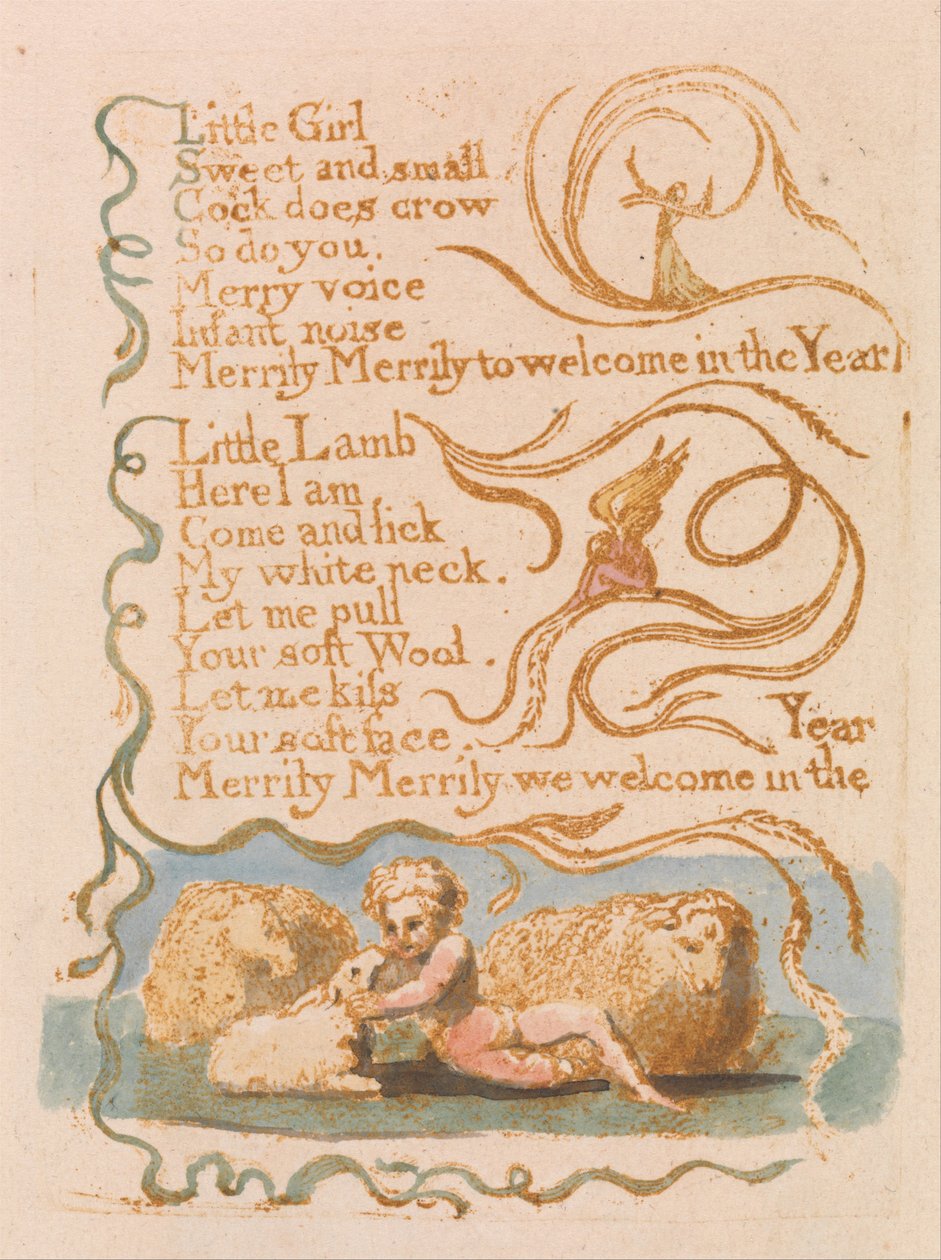 Songs of Innocence, Plate 26, Spring (Bentley 23) av William Blake