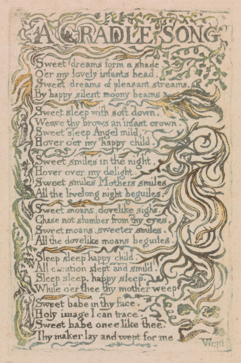 Songs of Innocence and of Experience, plate 26, av William Blake