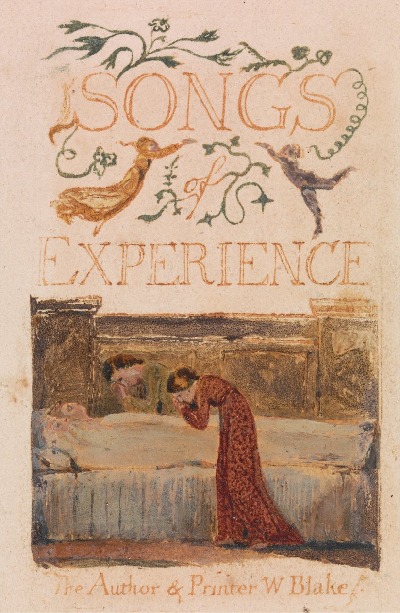 Songs of Innocence and of Experience, Plate 33, Experience Title Page (Bentley 29) av William Blake