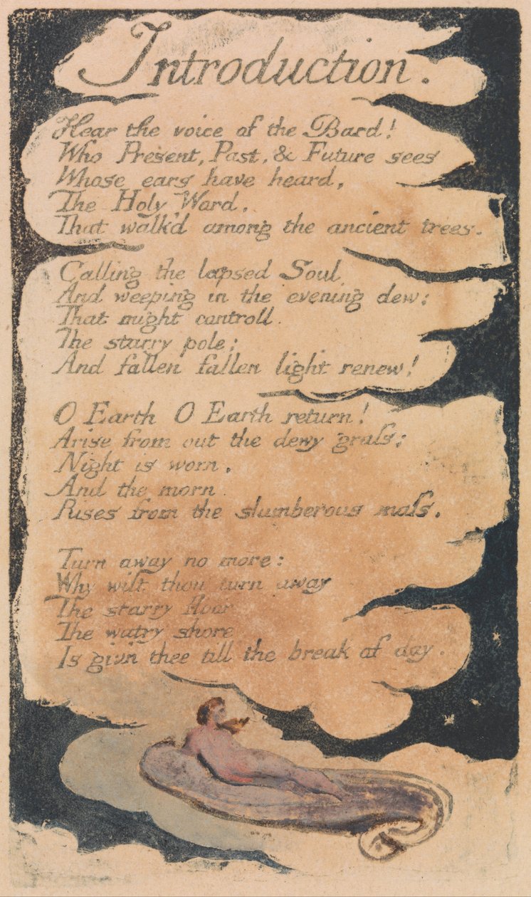 Songs of Innocence and of Experience, plate 34, av William Blake