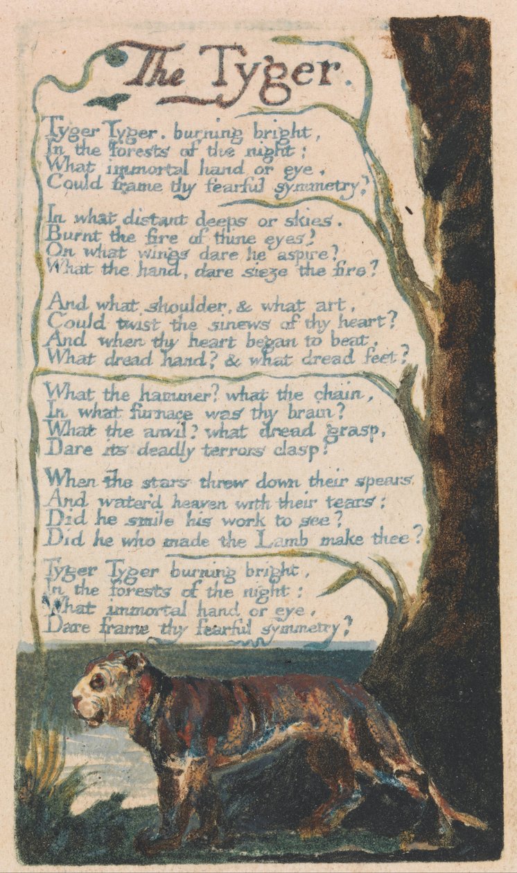 Songs of Innocence and of Experience, plate 42, av William Blake