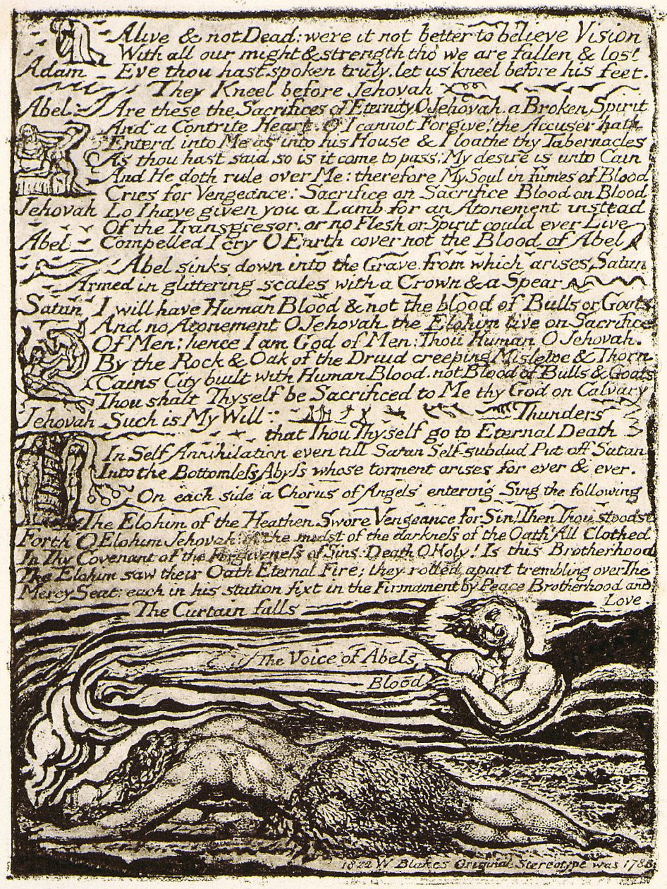 The Ghost of Abel, side 2 av William Blake