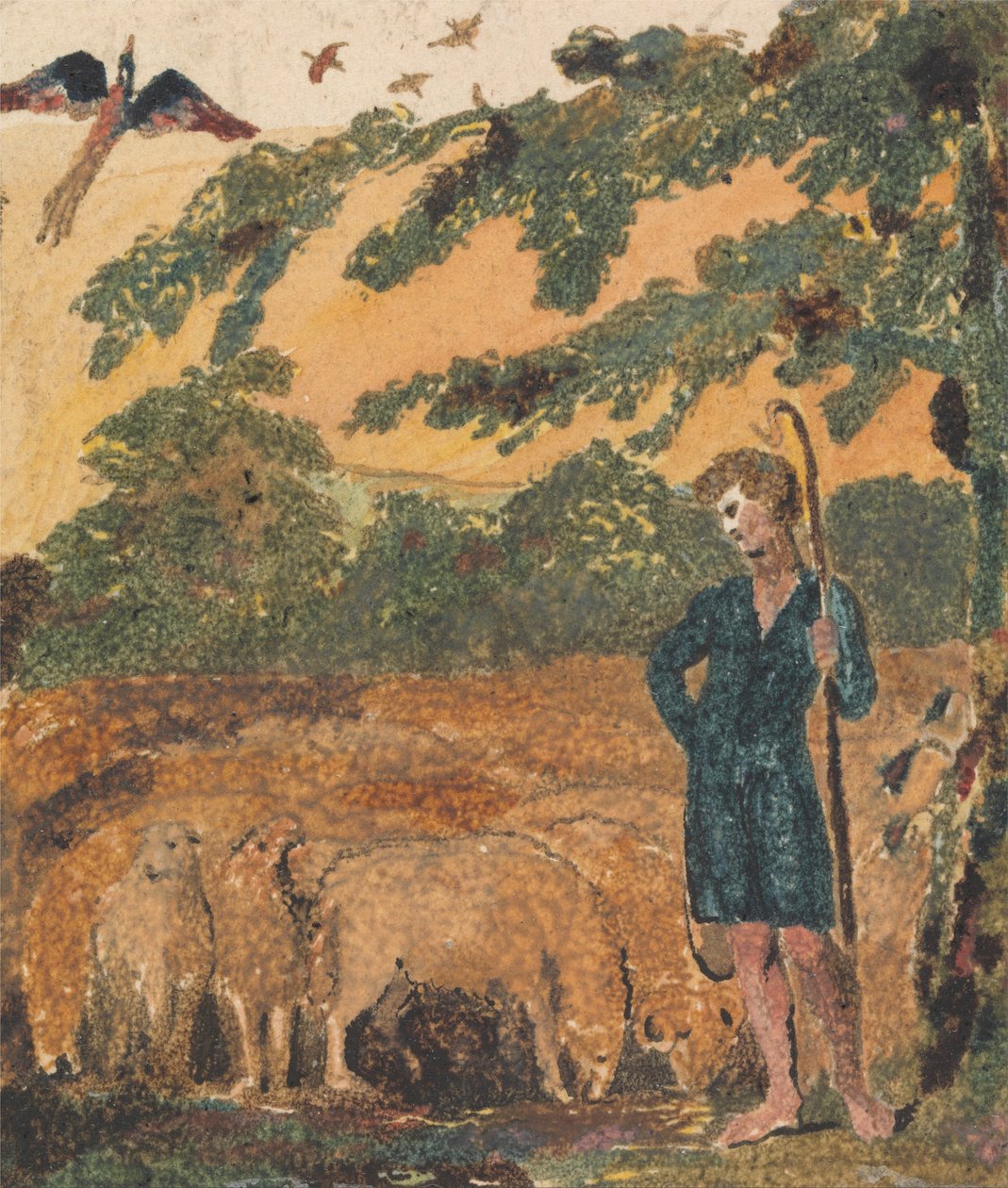 Hyrden, fra sanger om uskyld av William Blake