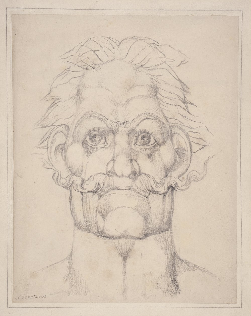 Visjonær leder for Caractacus av William Blake