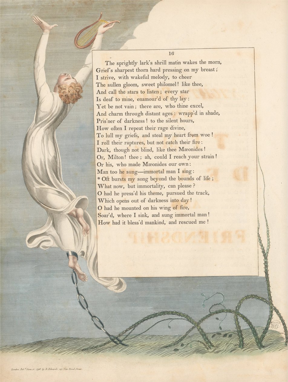 Youngs Night Tanker, Side 16, Ofte sprenger sangen min utover livets grenser av William Blake