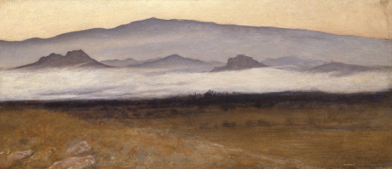 Carrara-fjellene, ca. 1890 av William Blake Richmond