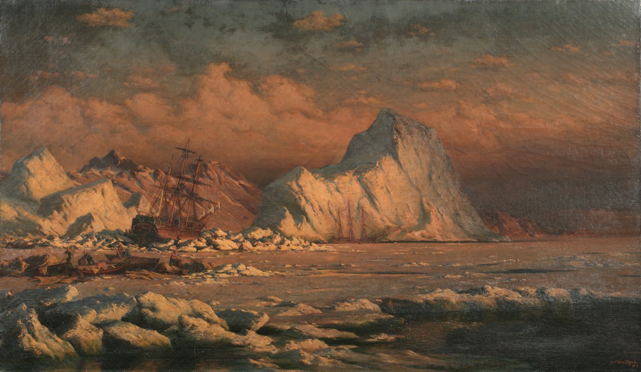 Sommer i midnattssolens land, 1880 av William Bradford