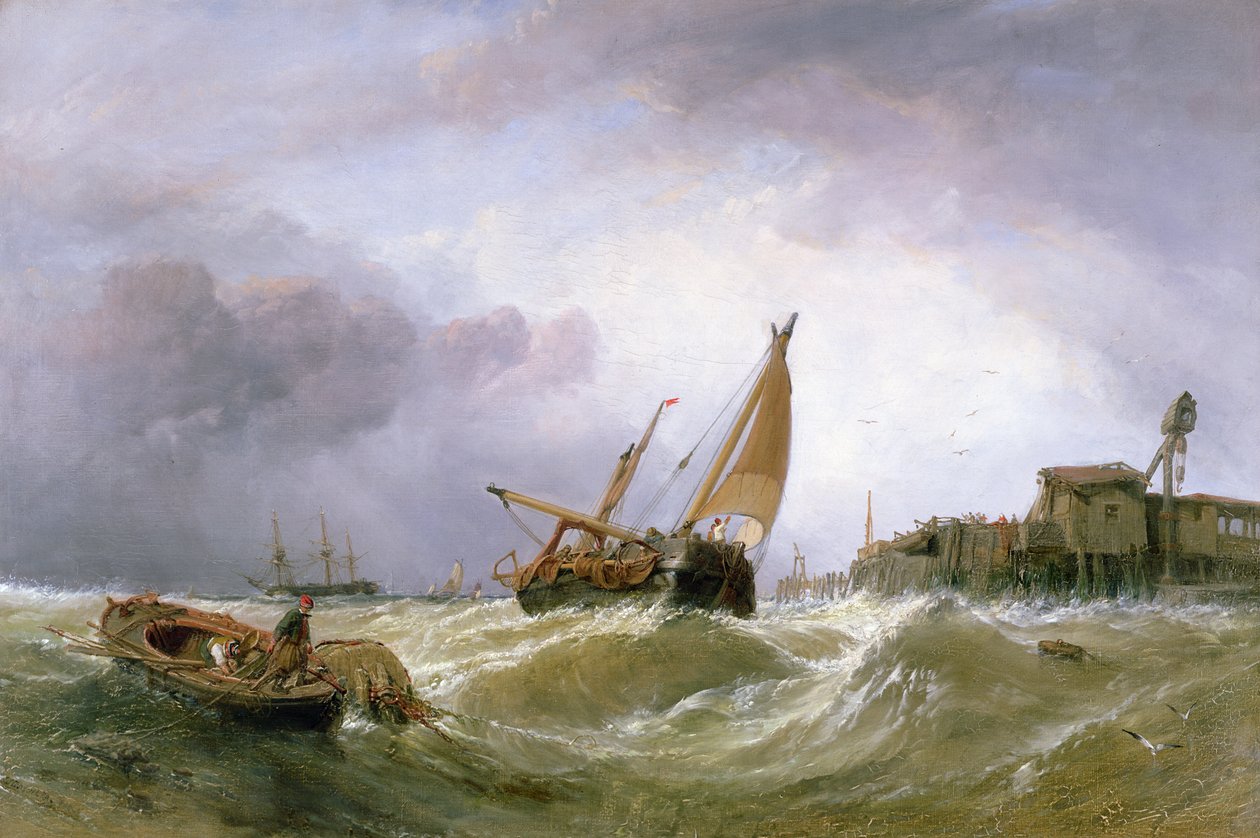 Texel-elven av Clarkson Frederick Stanfield