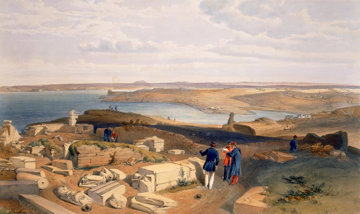 Sebastopol fra Old Chersonese, tallerken fra 