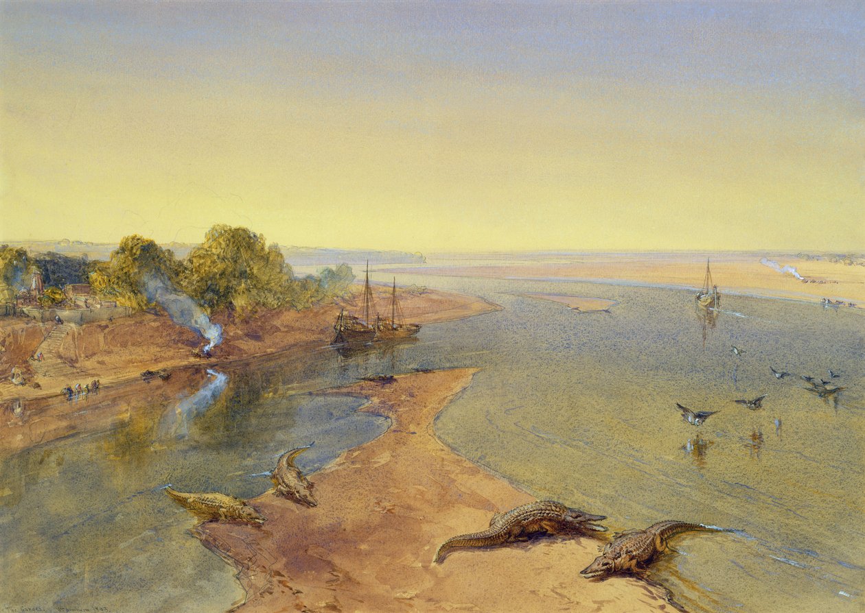Ganges, 1863 av William Crimea Simpson