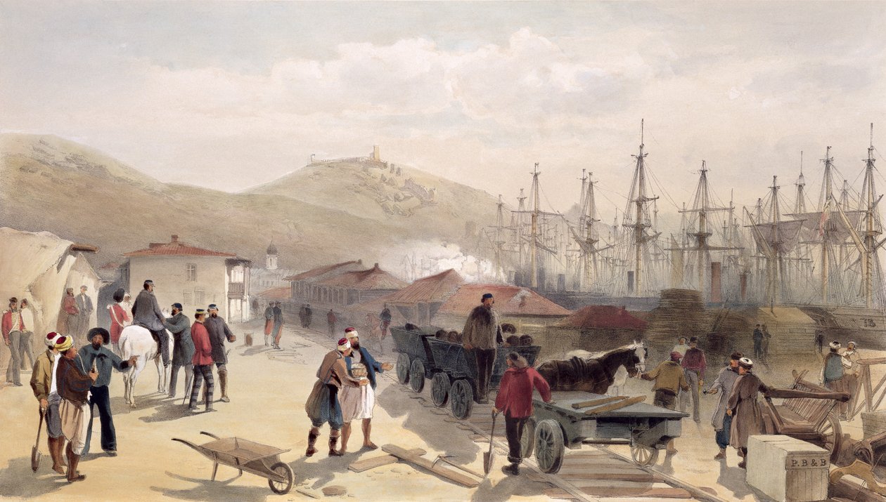 The Railway at Balaklava, plate fra 