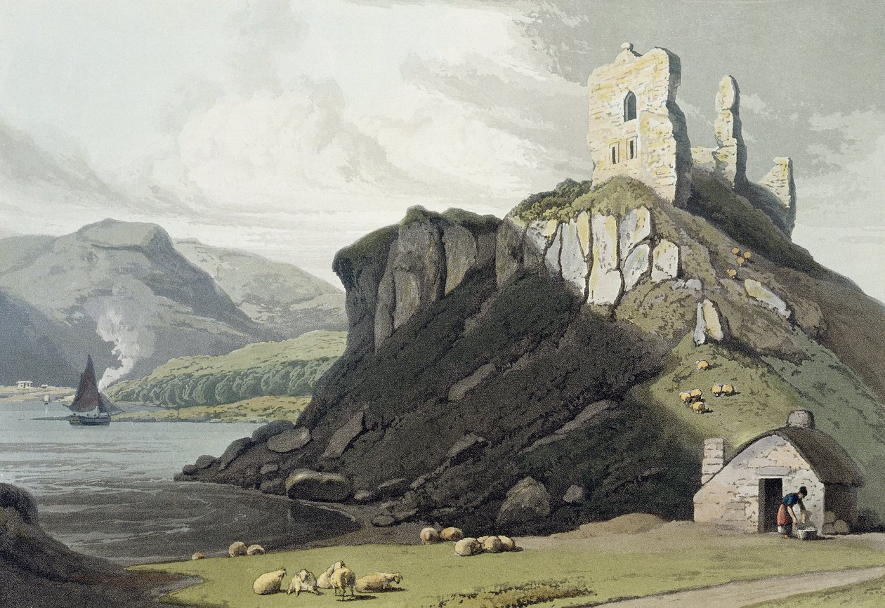 Aros Castle, Isle of Mull, fra 