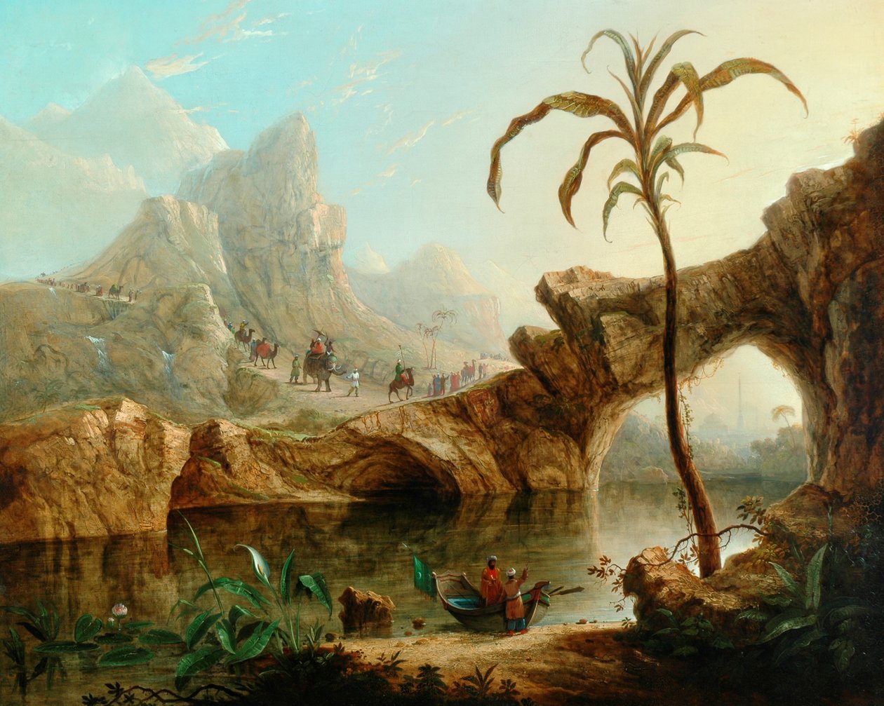 Scene i Himalaya av William Daniell