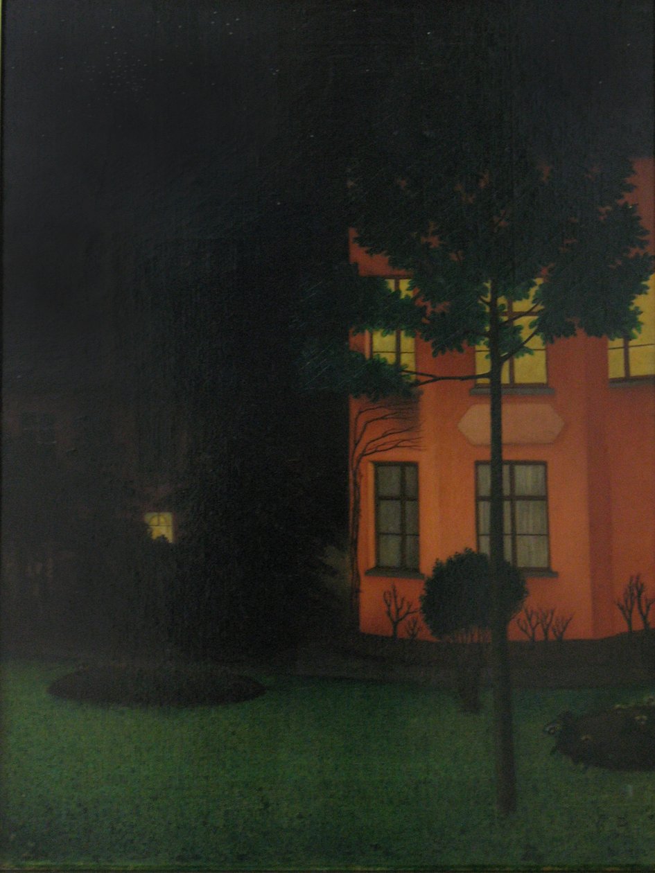 Det blinde huset av William Degouve de Nuncques