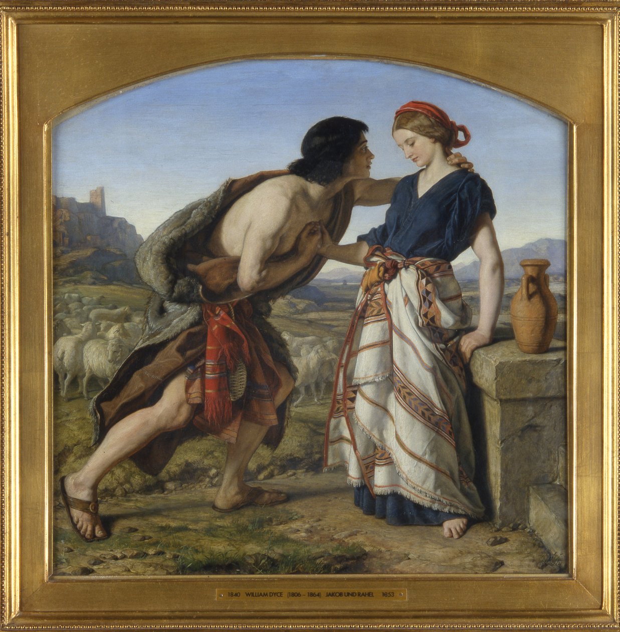 Møtet mellom Jakob og Rachel, 1853 (se 141377) av William Dyce