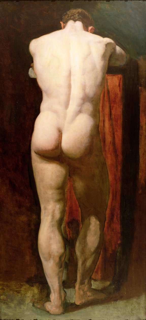 Stående naken mann av William Etty