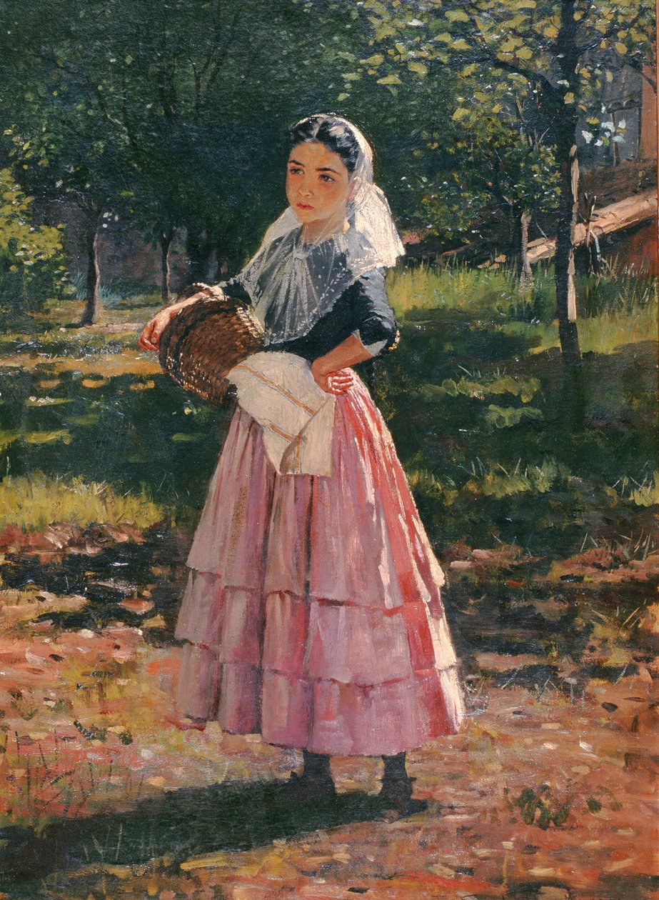 Den spanske jenta, 1875 av William Ewart Lockhart