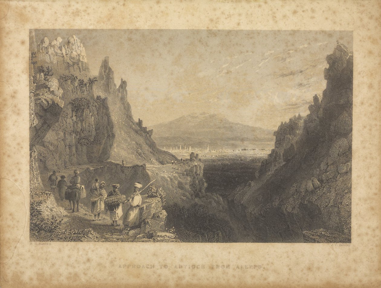 Tilnærming til Antiokia fra Aleppo. av William Henry Hunt