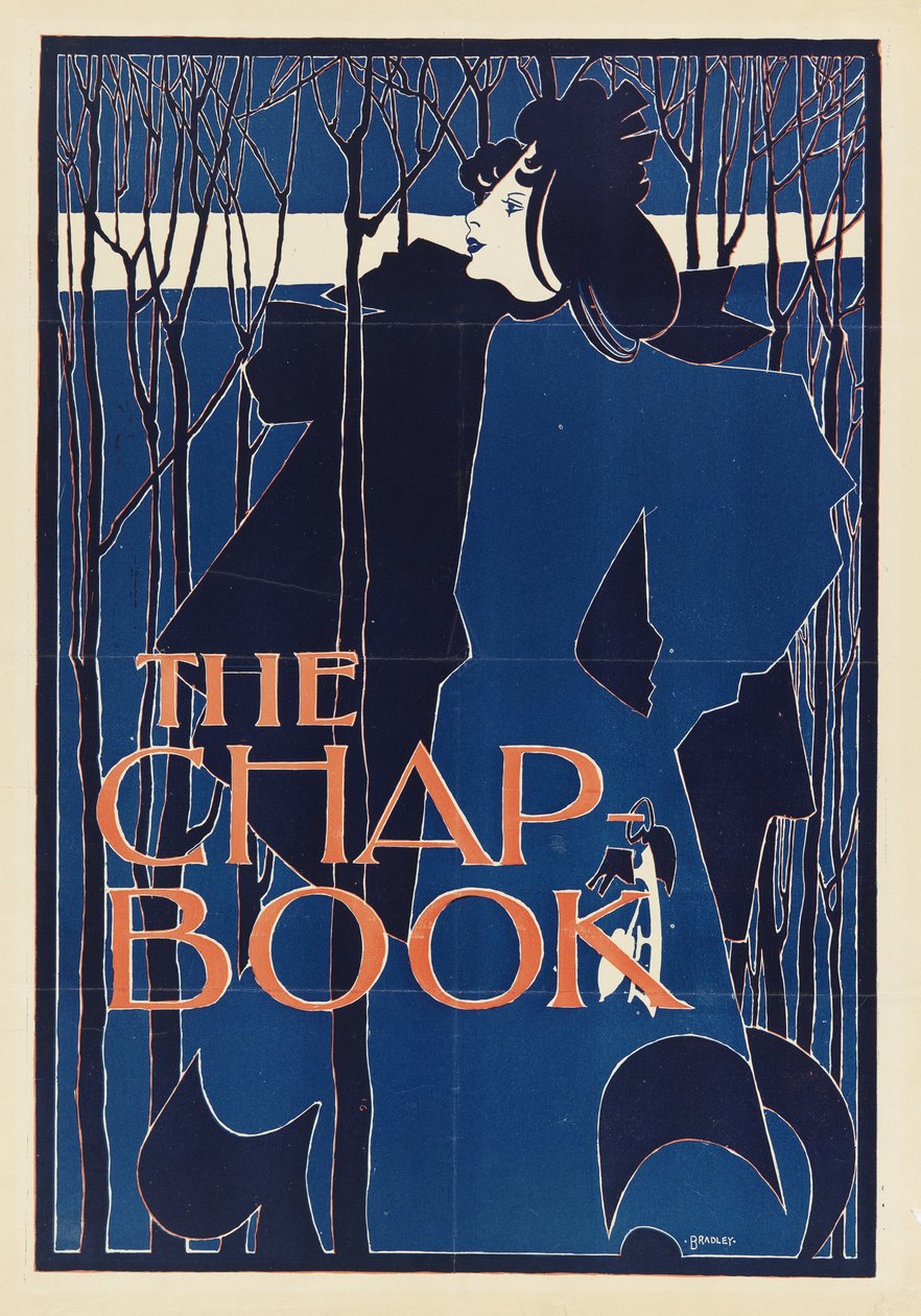 The Blue Lady, plakat for The Chapter-Book av William Bradley