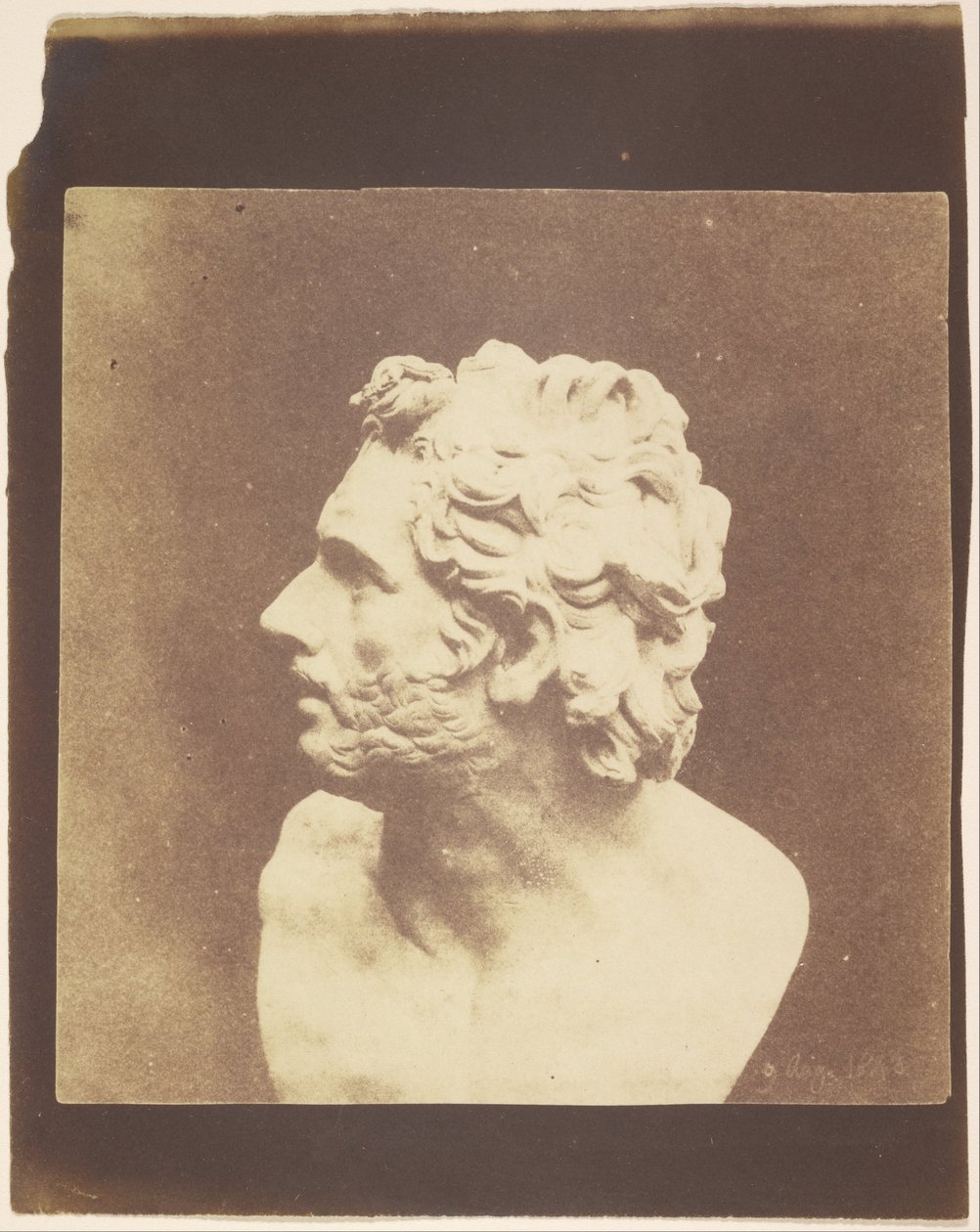 (Byste av Patroclus) av William Henry Fox Talbot
