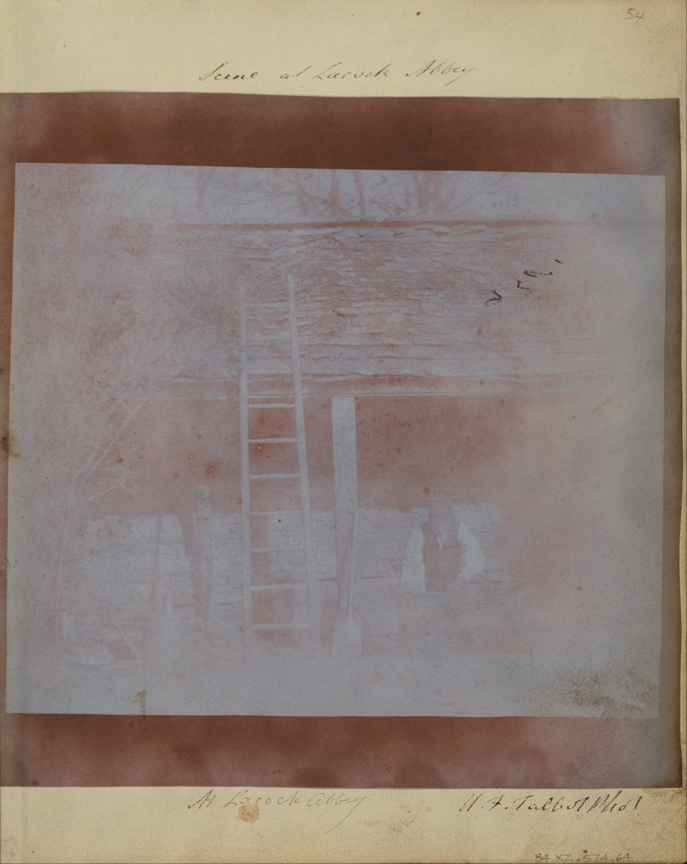 Arbeider på Lacock. av William Henry Fox Talbot