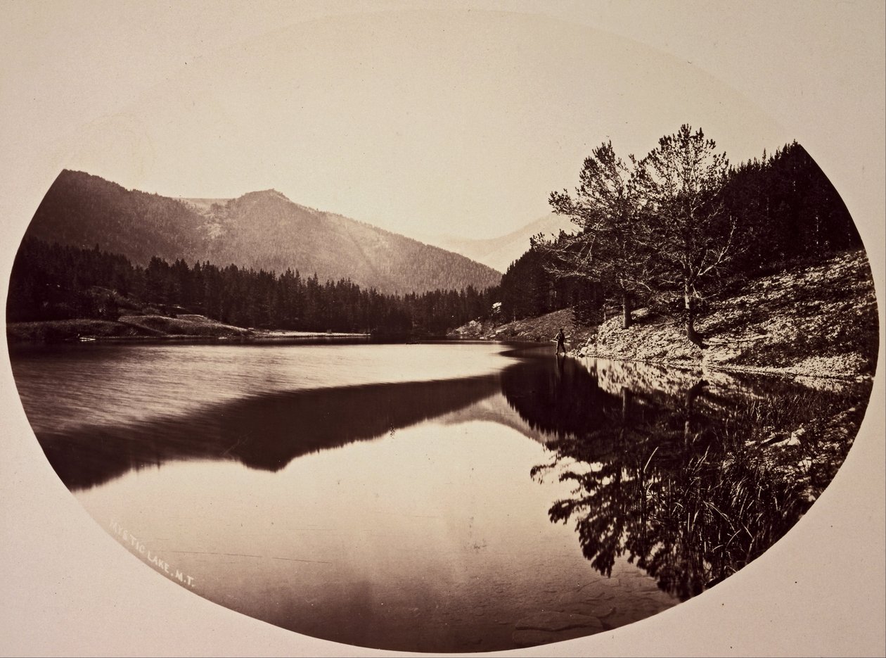 Mystic Lake. av William Henry Jackson
