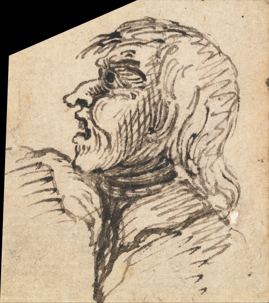 Grotesk kvinnelig hode av William Hogarth