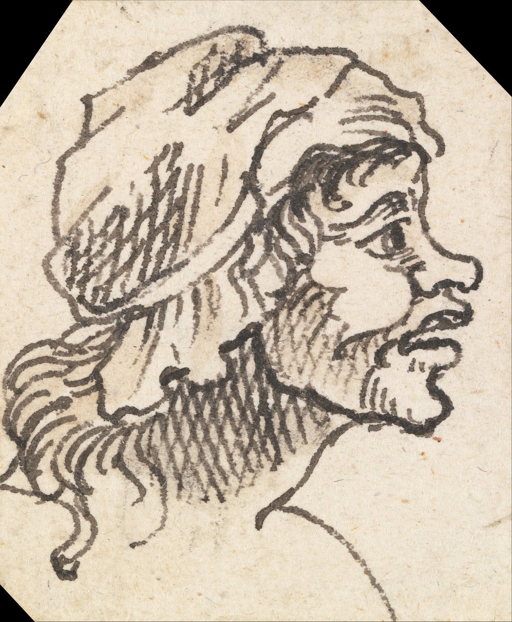 Grotesk kvinnelig hode av William Hogarth