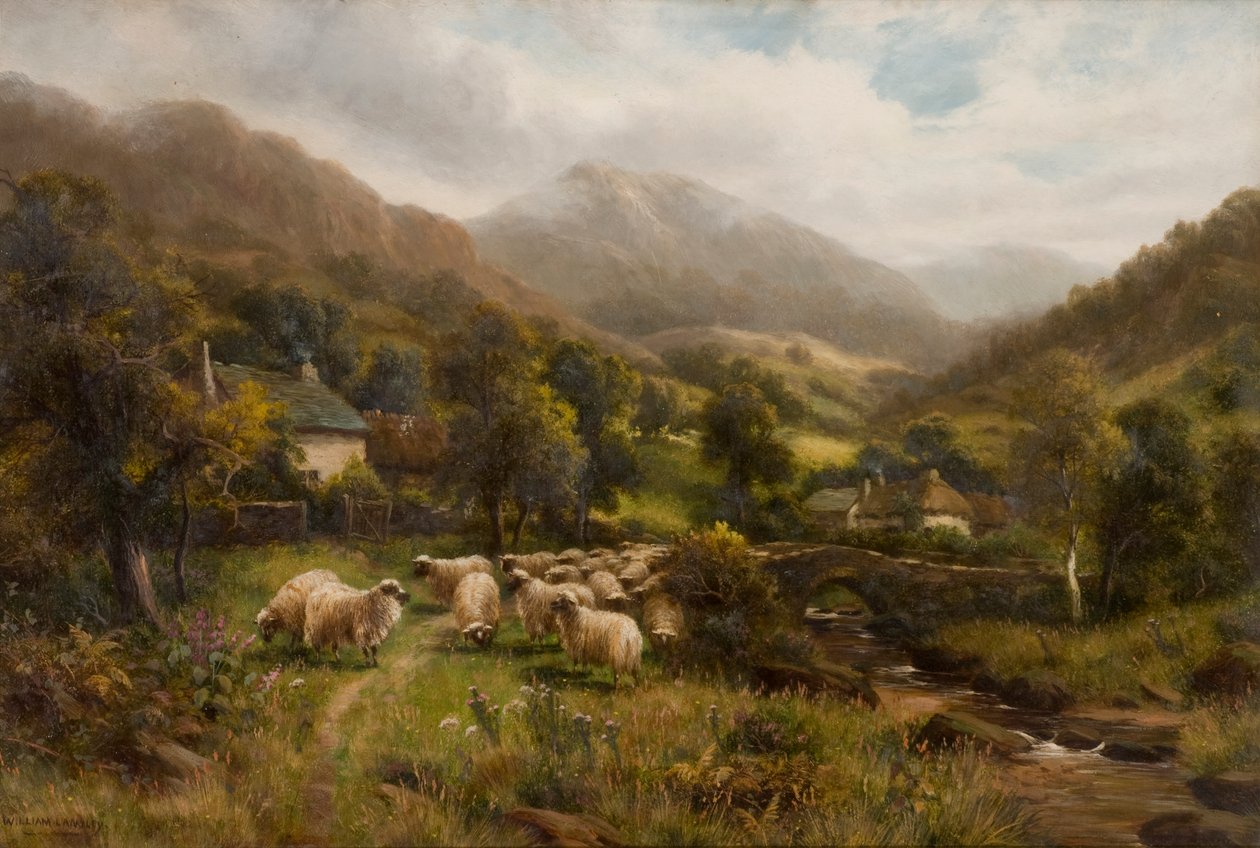 Aber, Nord-Wales av William Langley