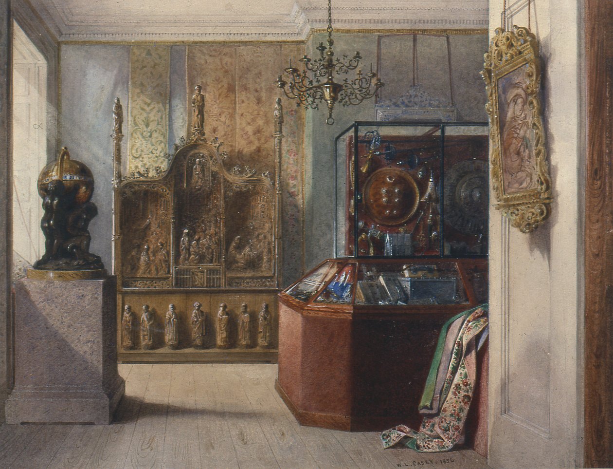 Marlborough House: First Room (tegning) av William Linnaeus Casey