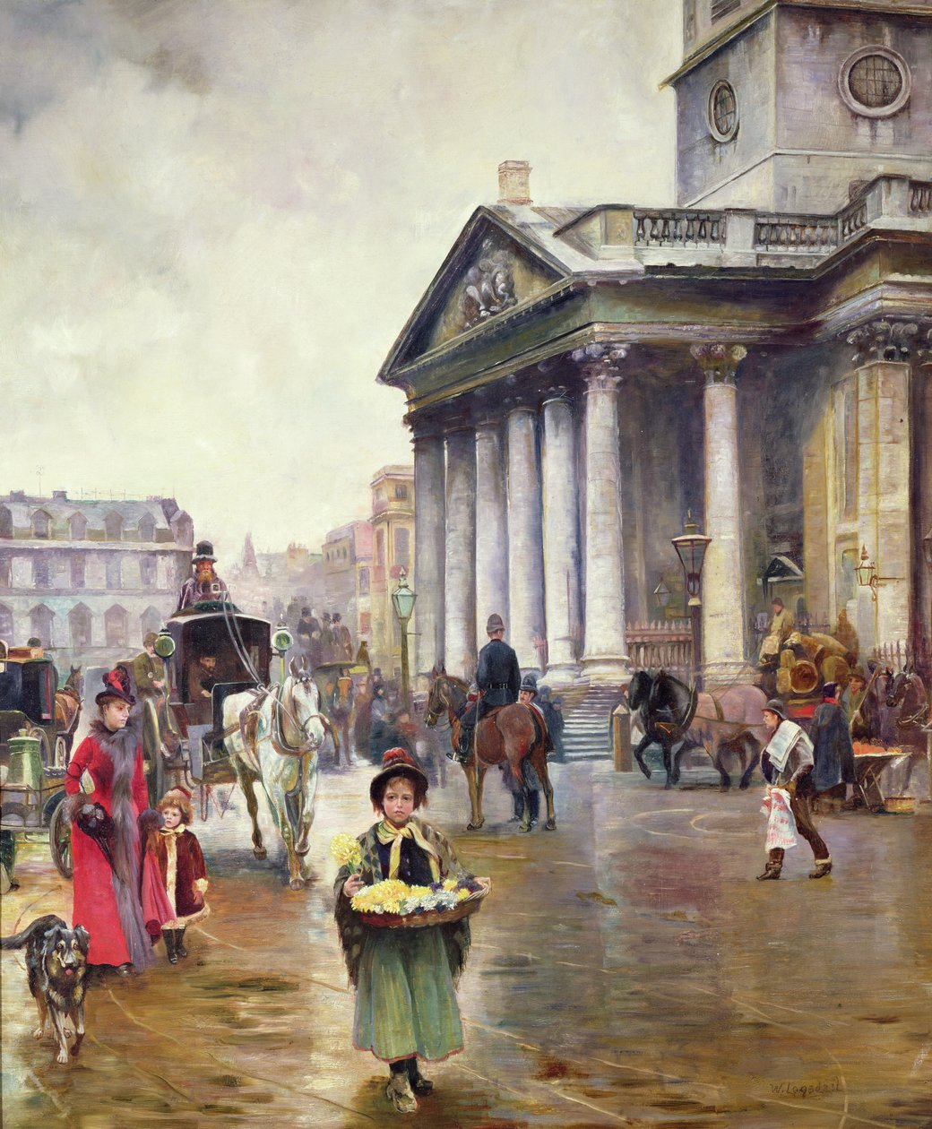 St. Martin-in-the-Fields av William Logsdail