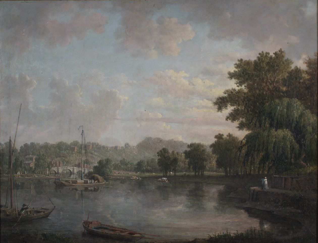 Themsen i Richmond, Surrey av William Marlow