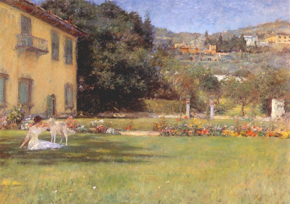 Gode venner av William Merritt Chase