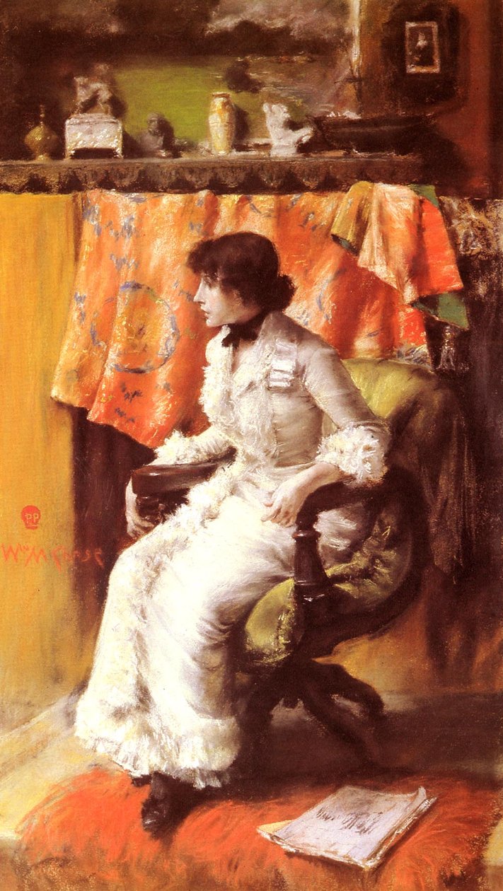 I The Studio av William Merritt Chase