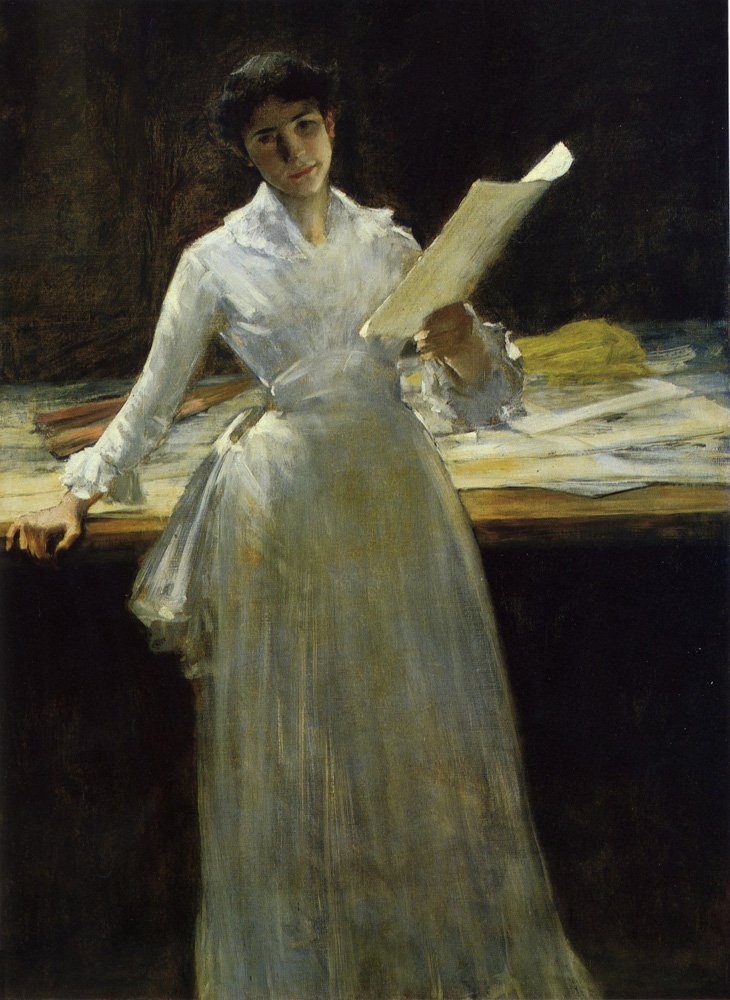 Minner n av William Merritt Chase