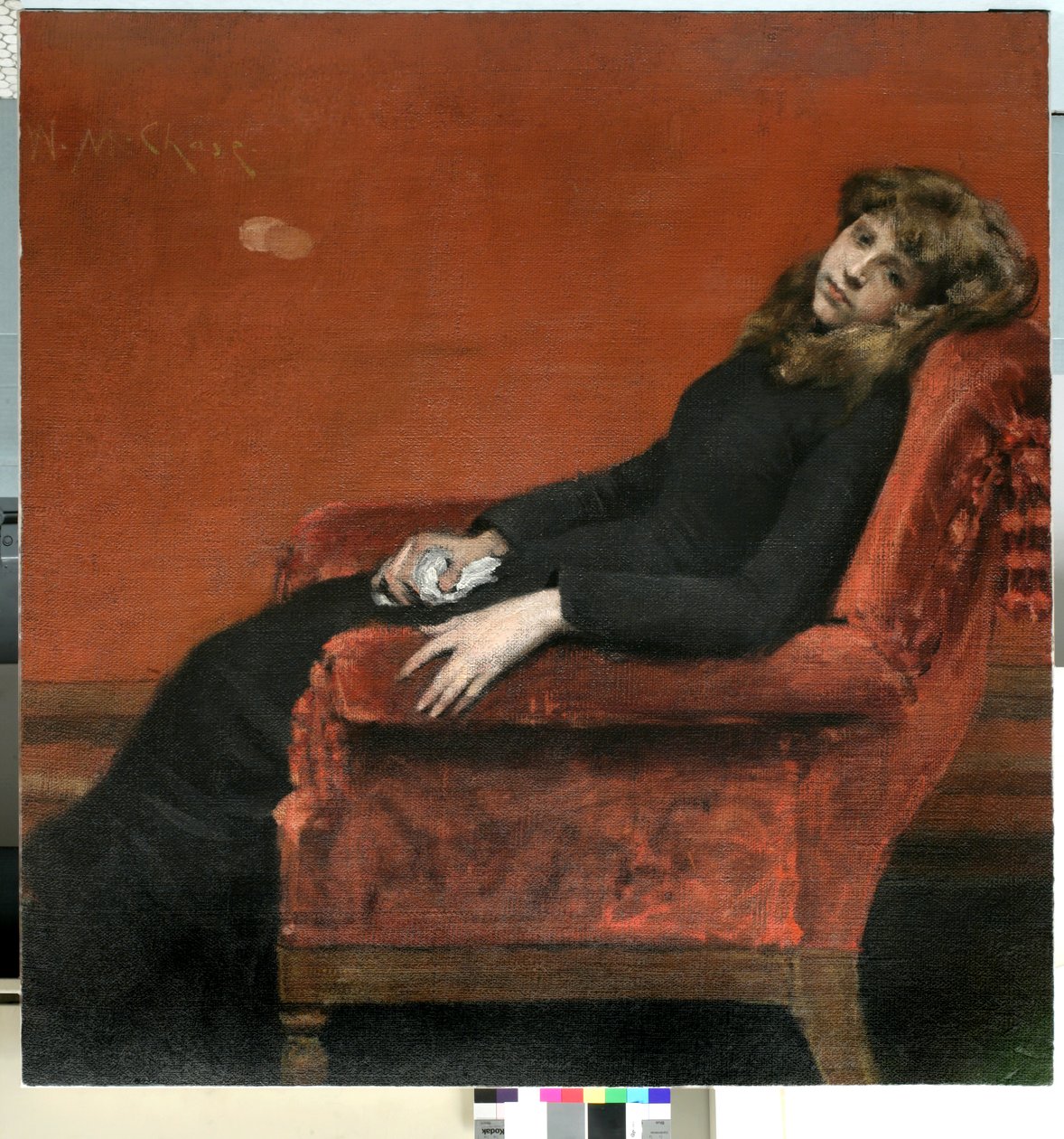 Den unge foreldreløse av William Merritt Chase