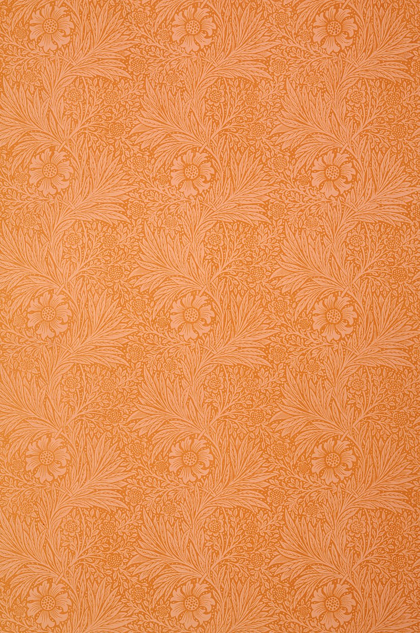 Marigold tekstildesign (papir) av William Morris