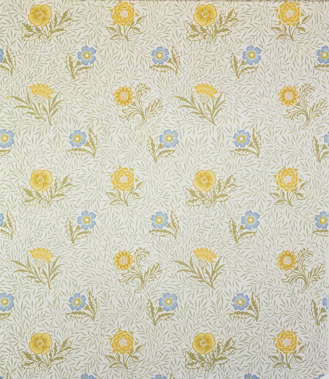 Tapetdesign i pulverform, 1874 av William Morris