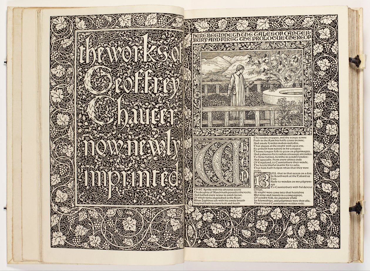 Verkene til Geoffrey Chaucer (The Kelmscott Chaucer) av William Morris